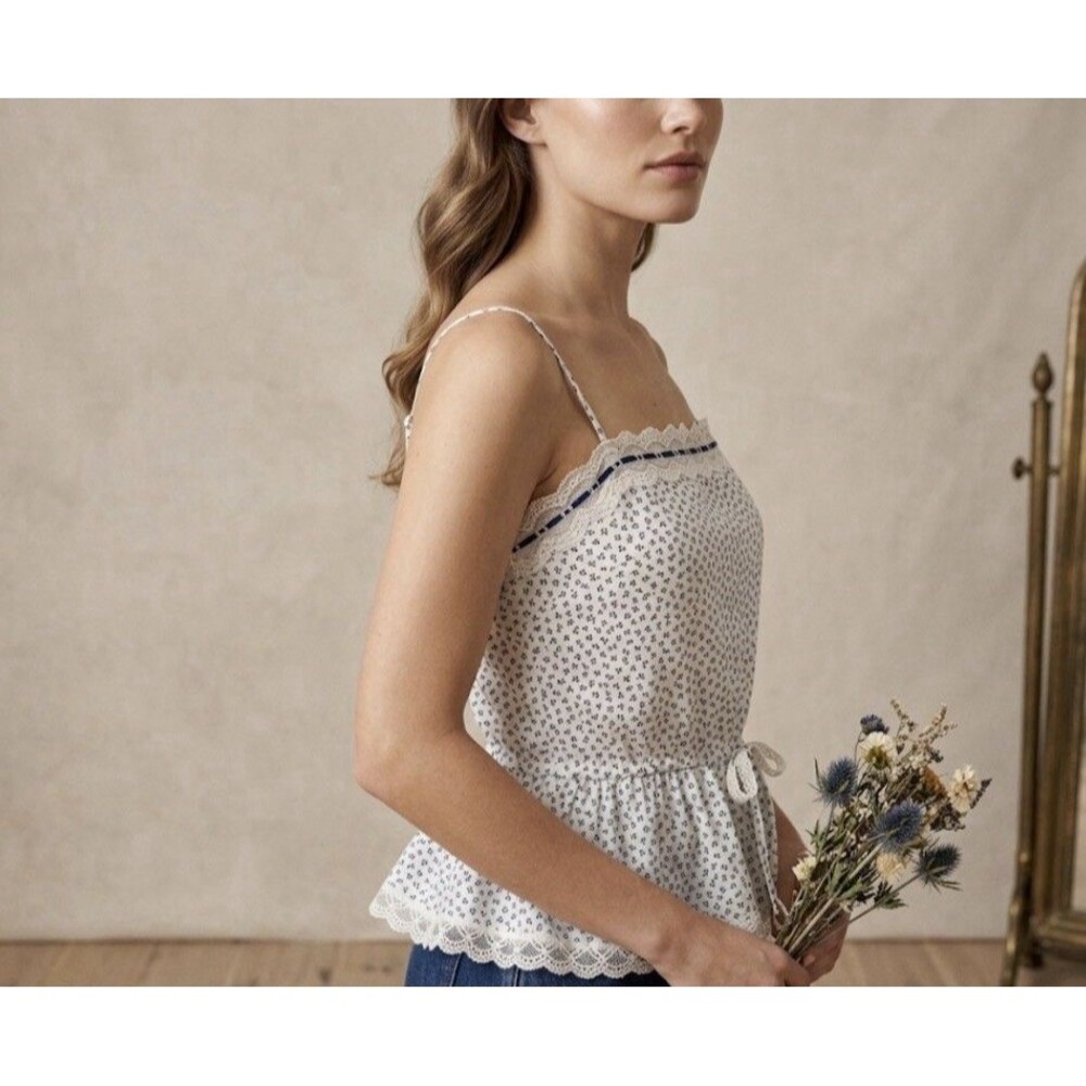 Victoria’s Secret Floral Lace Camisole Top S Cottagecore Y2K